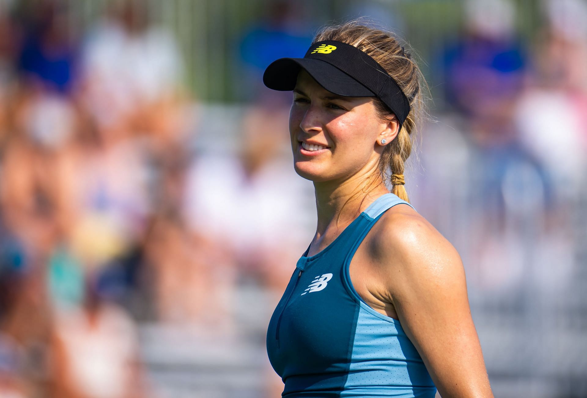 Eugenie Bouchard at the 2024 Canadian Open. Image: Getty